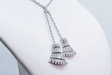 de GRISOGONO White Gold White Diamond Necklace